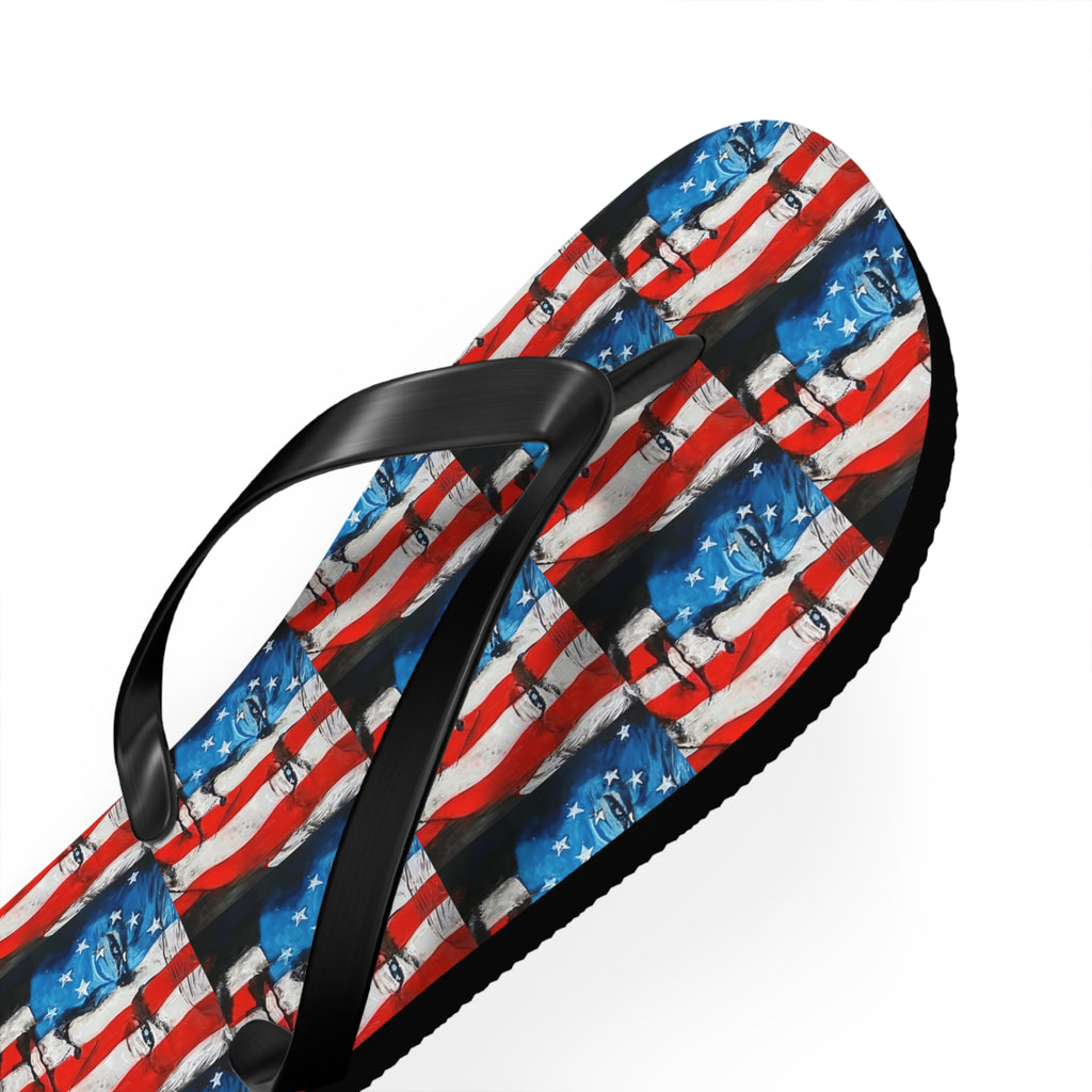 American Flag Trump Flip Flops