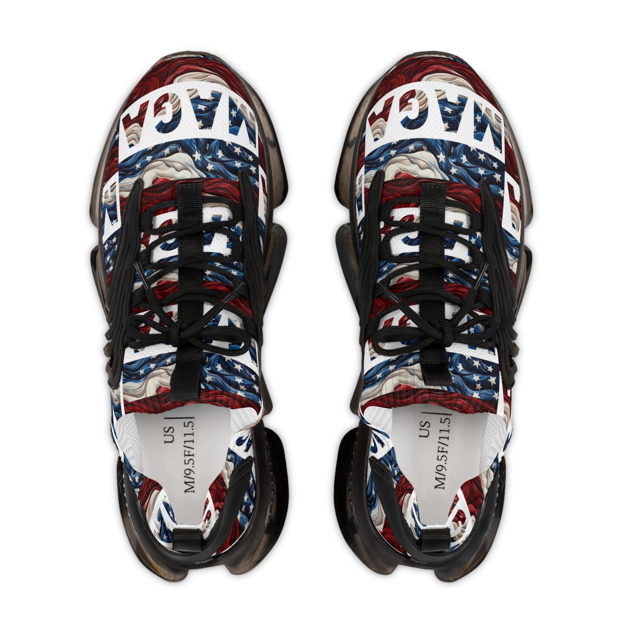 MAGA Red White and Blue Men's Mesh Sneakers