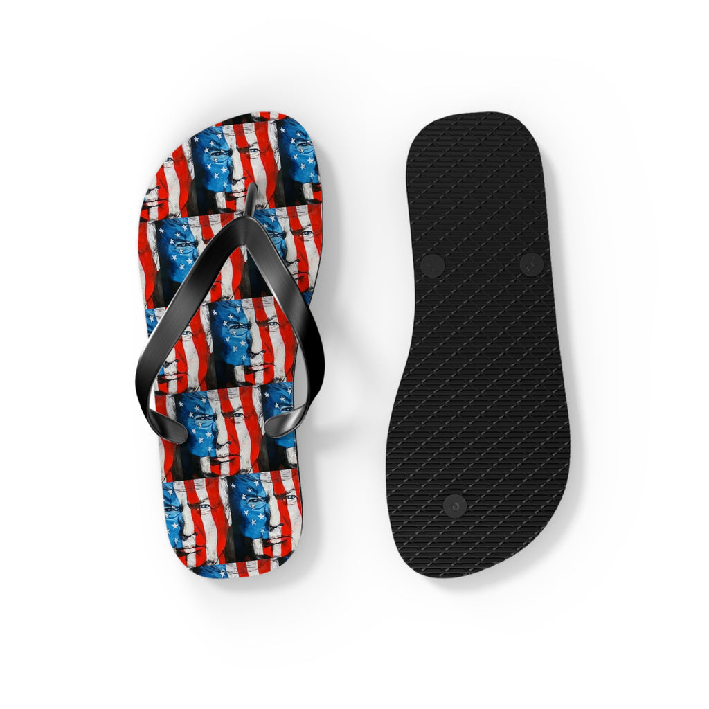 American Flag Trump Flip Flops