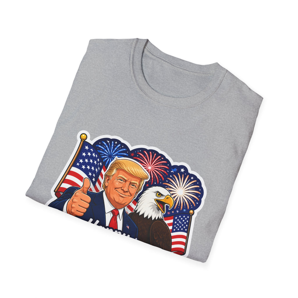 "Happy 250th America" with Trump, Eagle & Flag T-shirt
