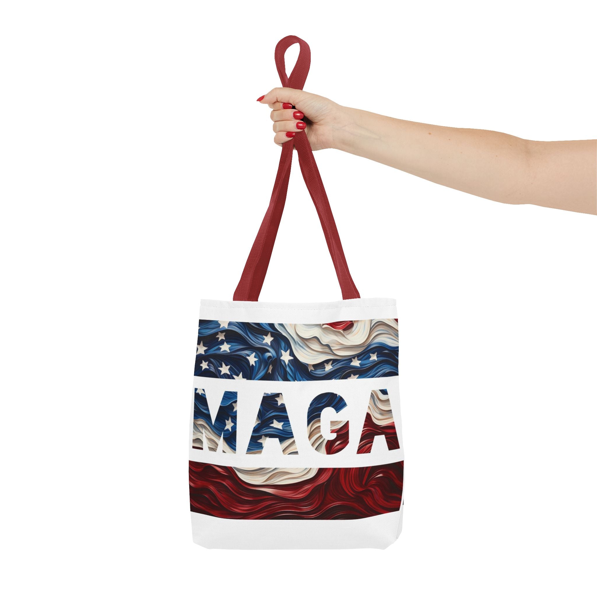 MAGA Red White & Blue Beach Travel Tote Bag