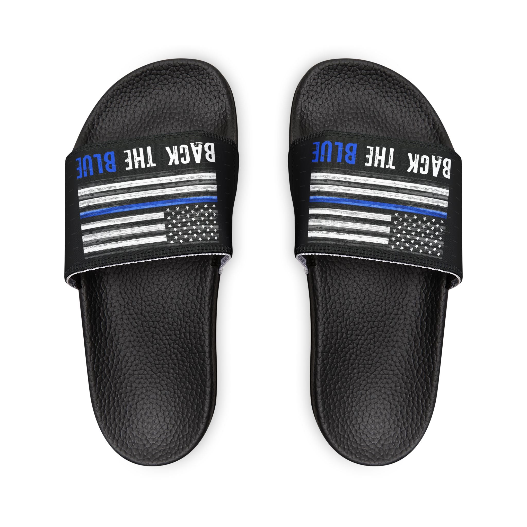 Back The Blue Removable Strap Sandals
