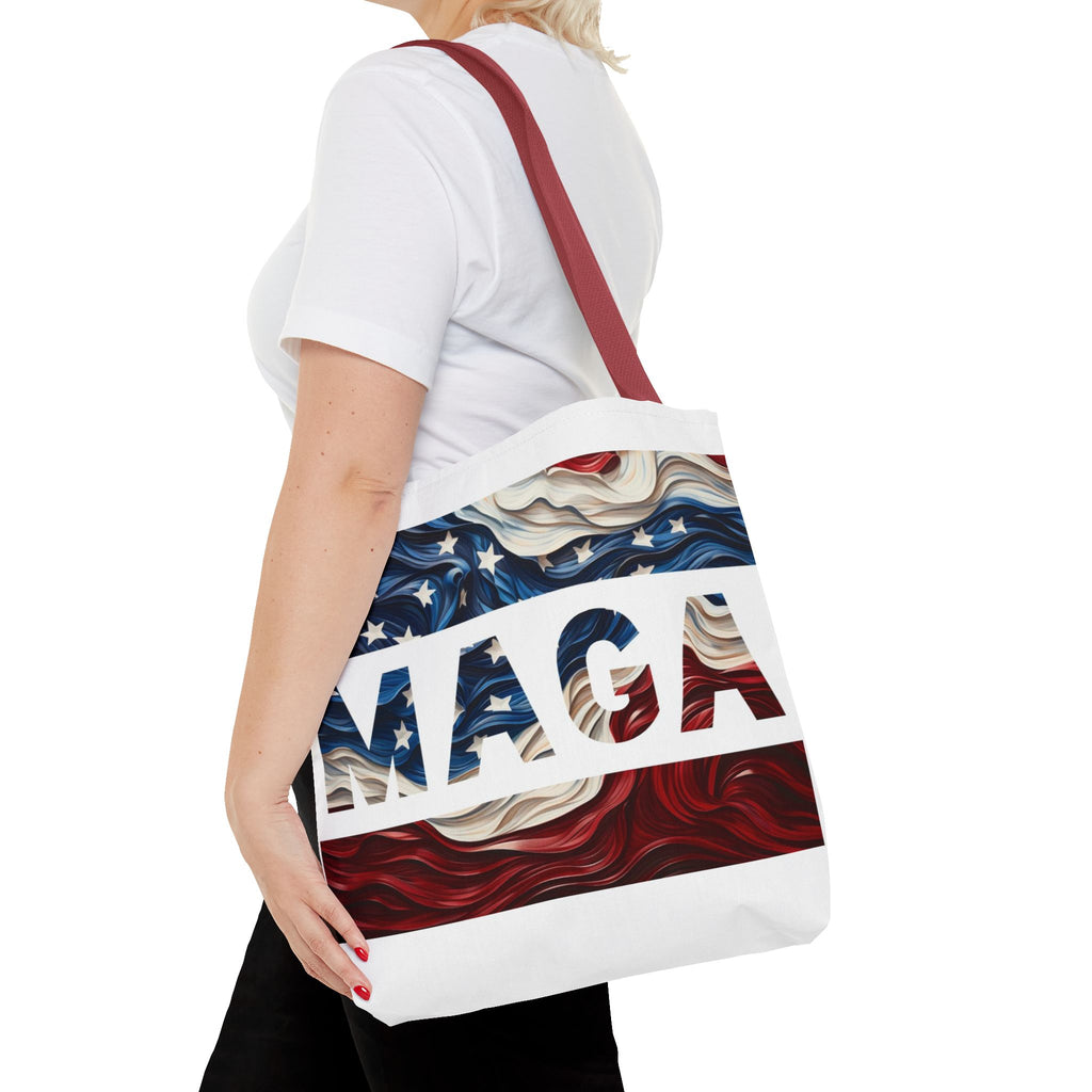 MAGA Red White & Blue Beach Travel Tote Bag
