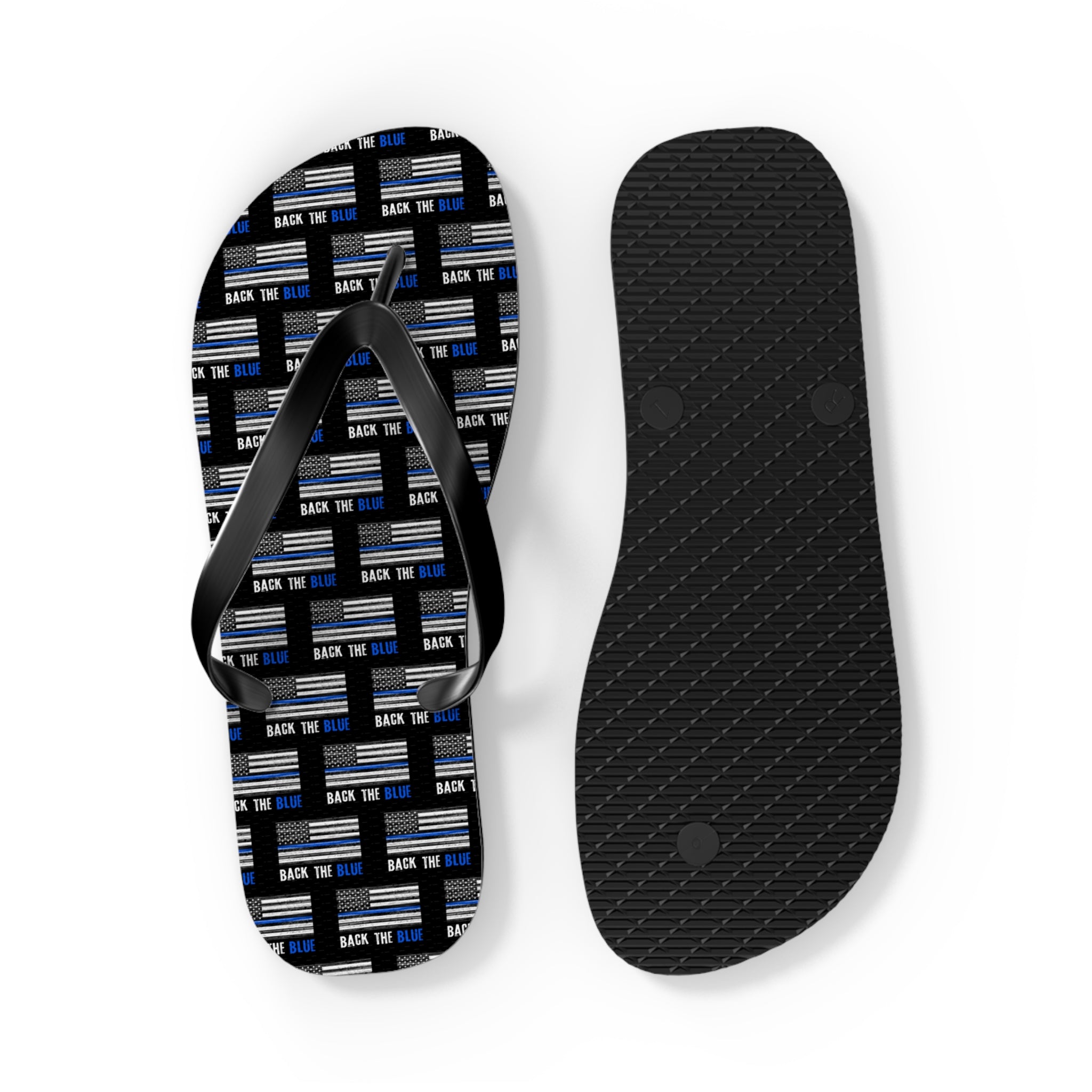 Back the Blue Flip Flops