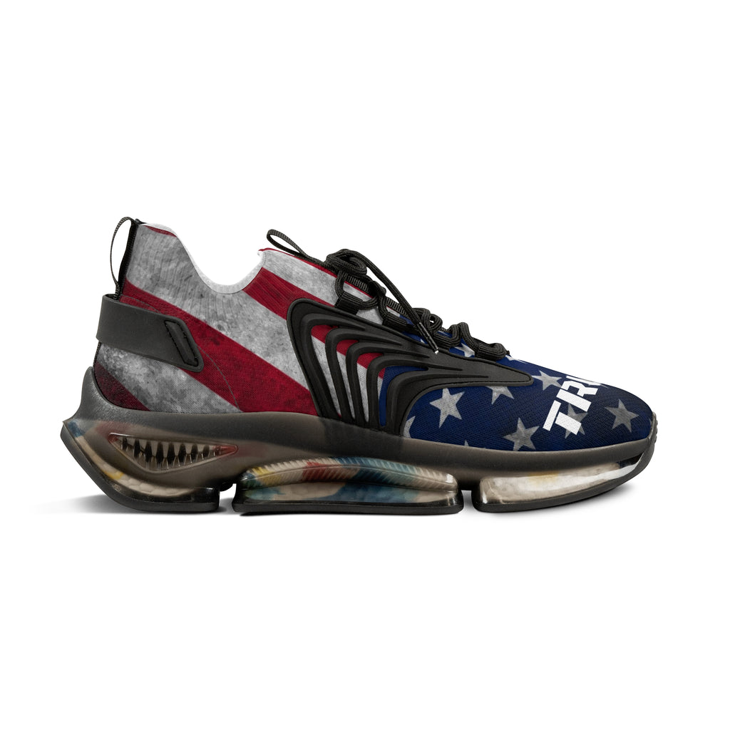 Trump American Flag Red White and Blue MAGA Men's Mesh Sneakers Shoes