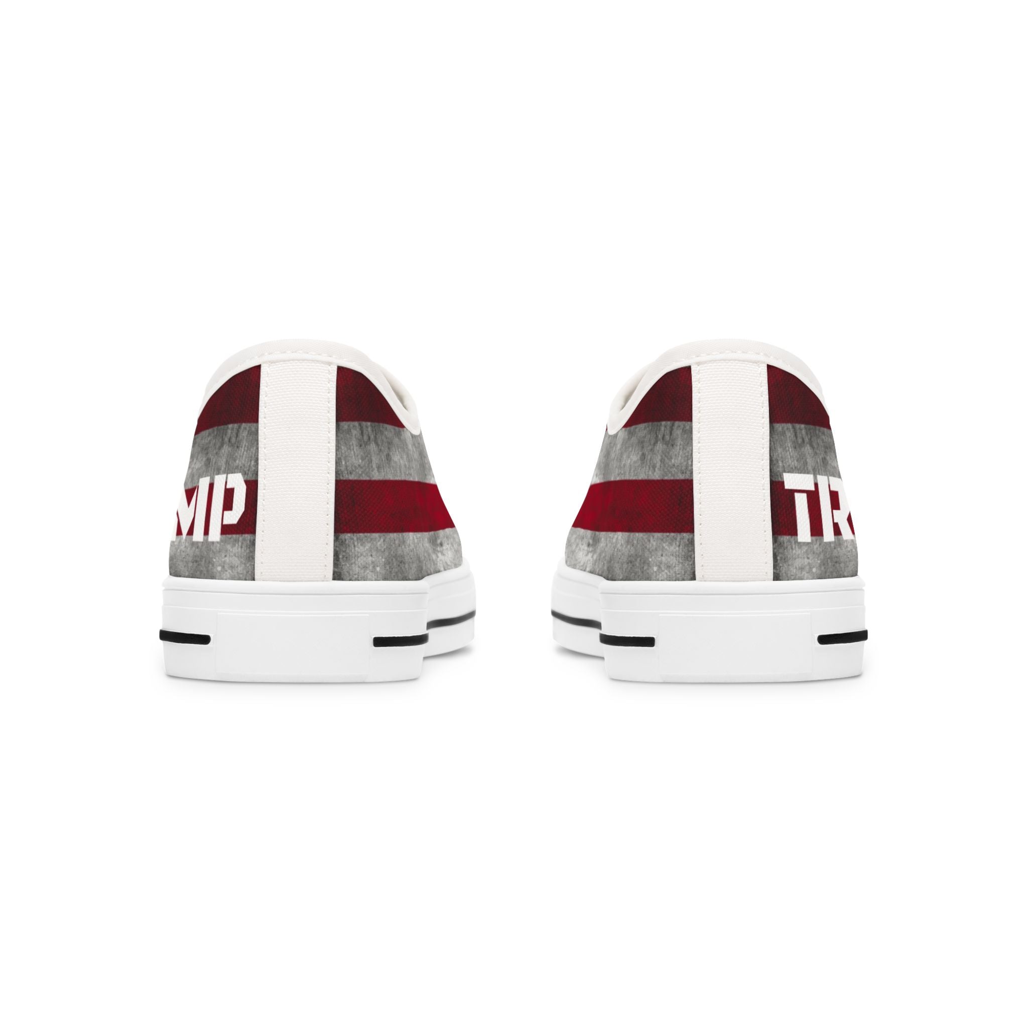 Trump American Flag MAGA Women's Low Top Sneakers Shoes