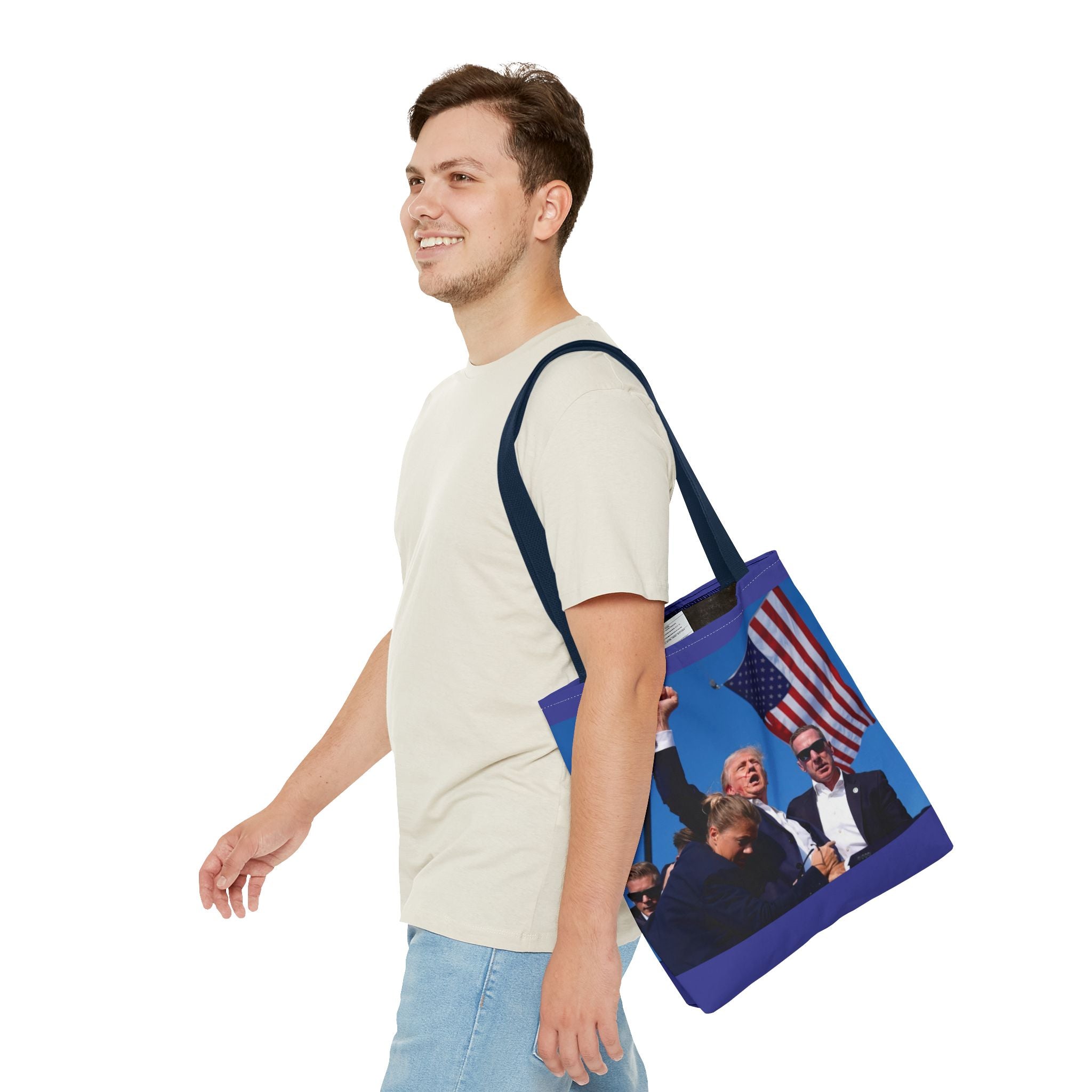 Trump FIGHT! Beach Travel Tote Bag