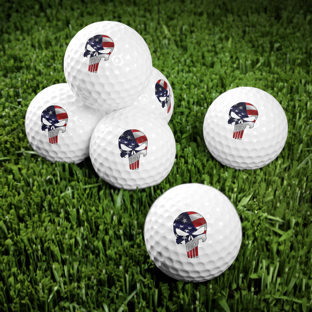 American Flag Punisher - Golf Balls (6pcs)