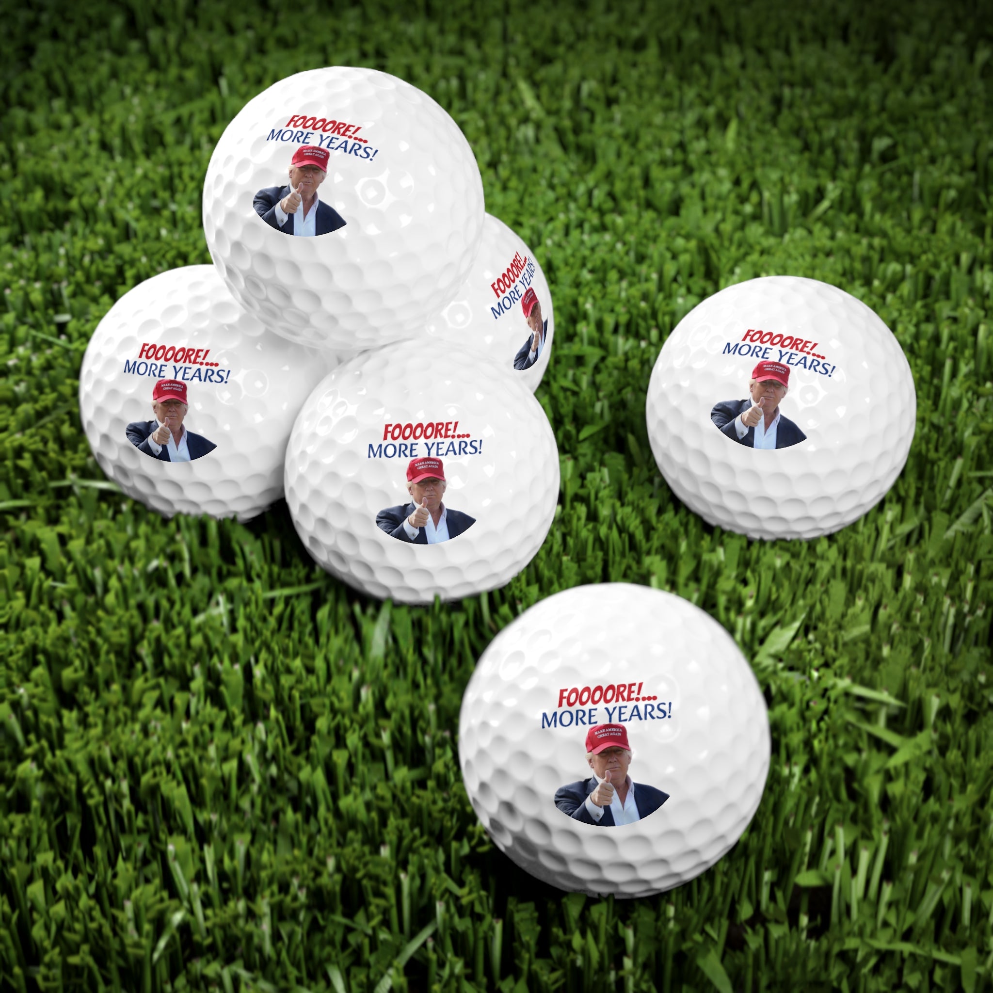 FORE more years Golf Balls - (6 PACK)