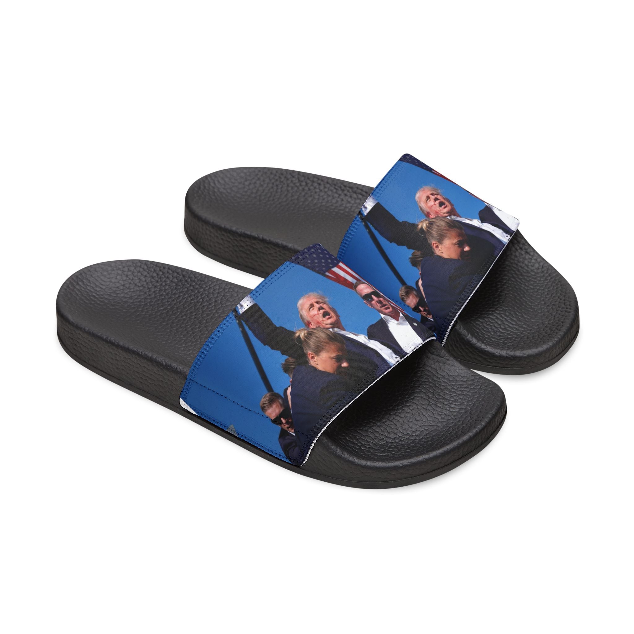 Trump FIGHT! Removable Strap Sandals