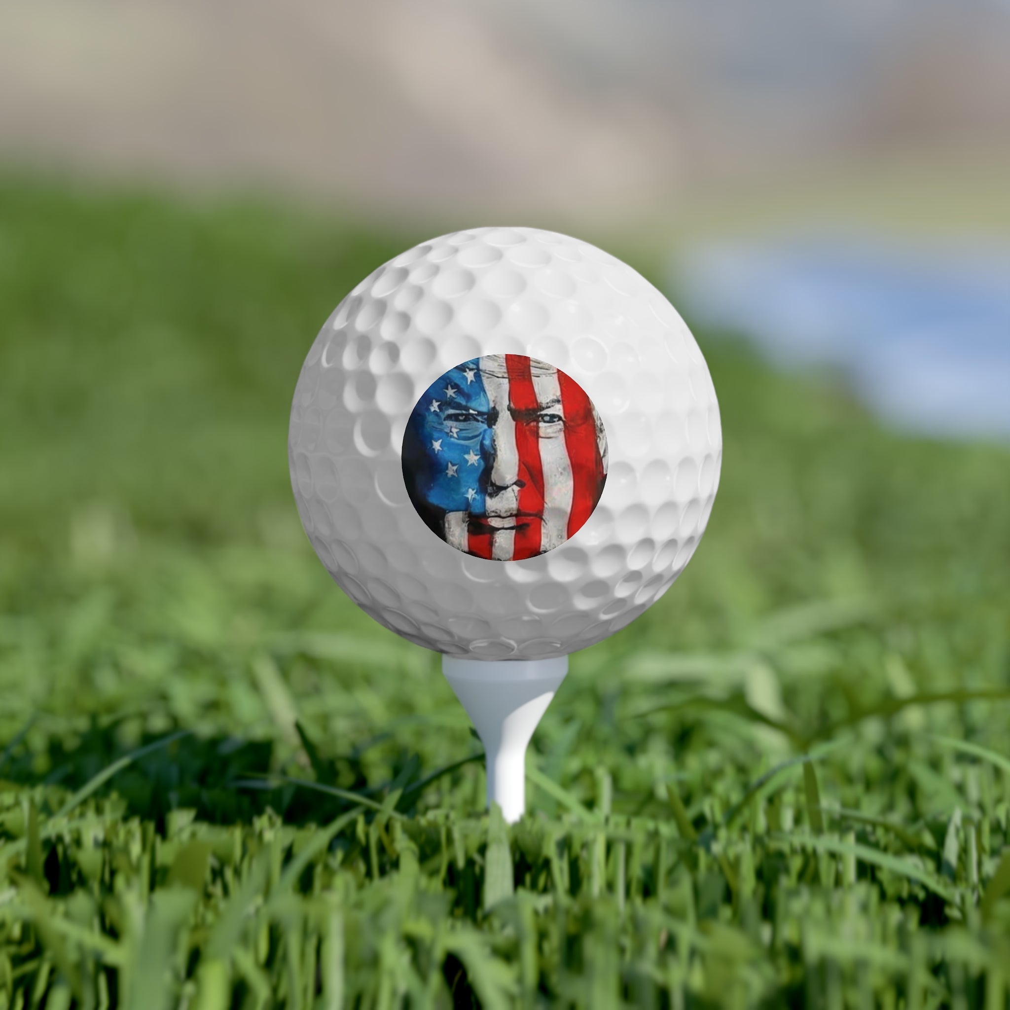 Trump American Flag - Golf Balls (6pcs)