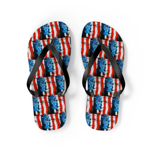 American Flag Trump Flip Flops