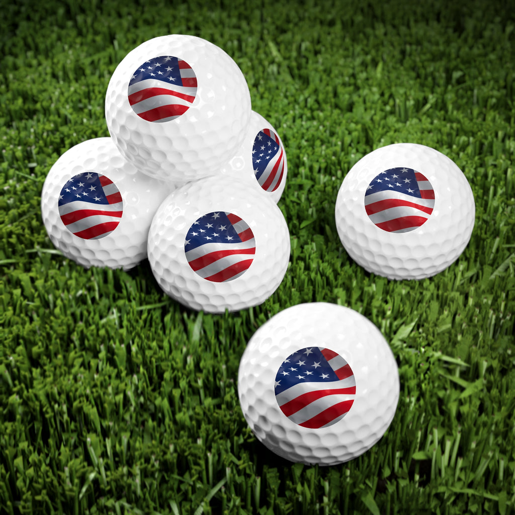 American Flag - Golf Balls (6pcs)