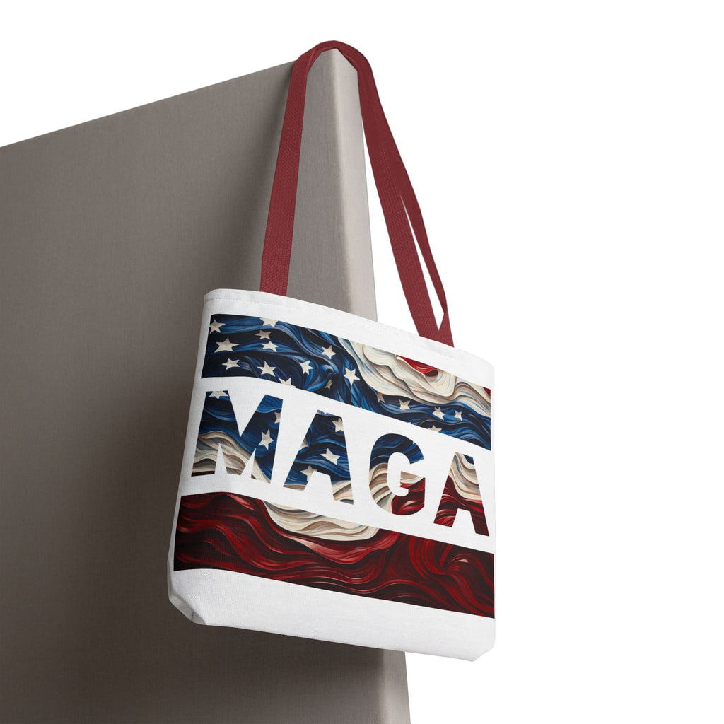MAGA Red White & Blue Beach Travel Tote Bag