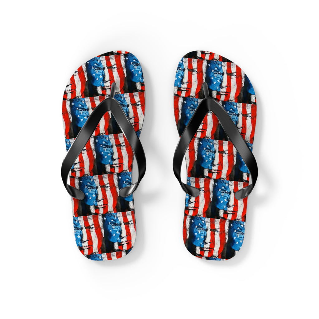 American Flag Trump Flip Flops