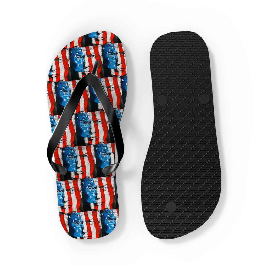 American Flag Trump Flip Flops