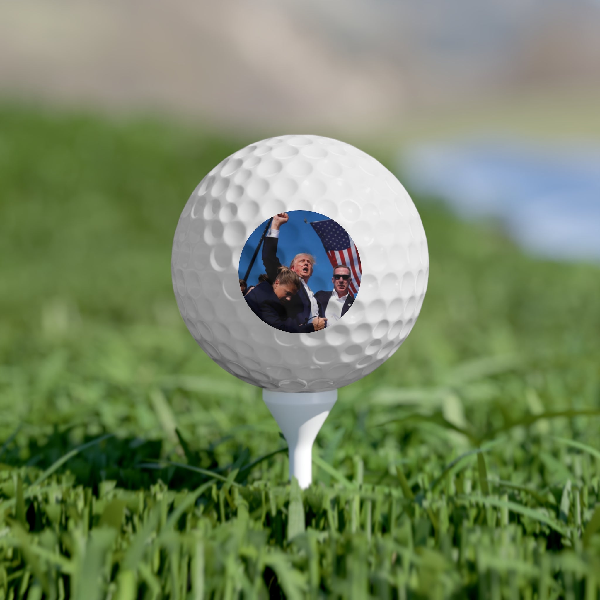 President Trump FIGHT! - Golf Balls (6pcs)