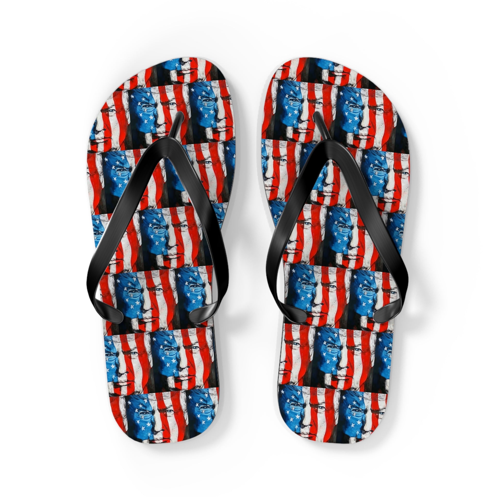 American Flag Trump Flip Flops