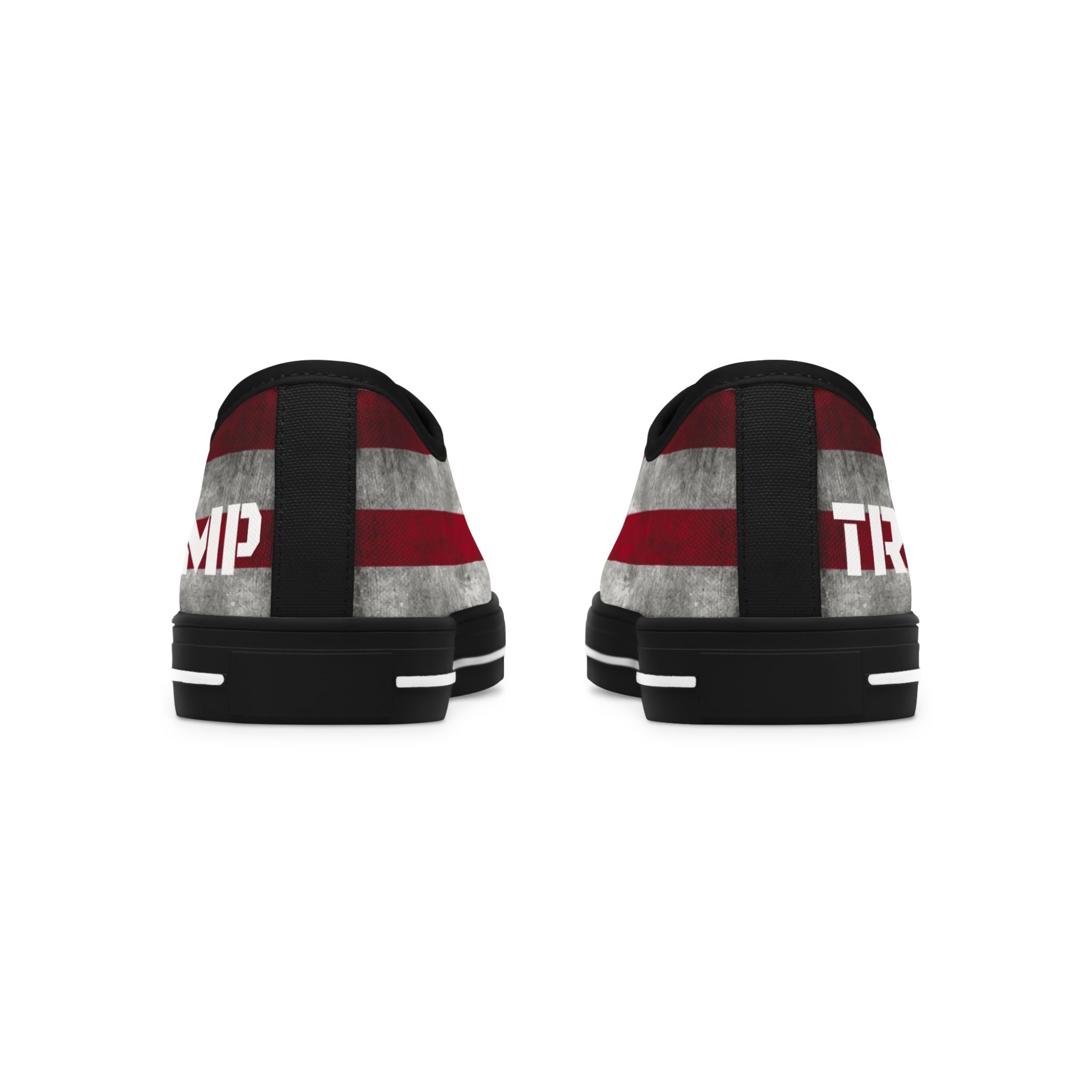 Trump American Flag MAGA Women's Low Top Sneakers Shoes