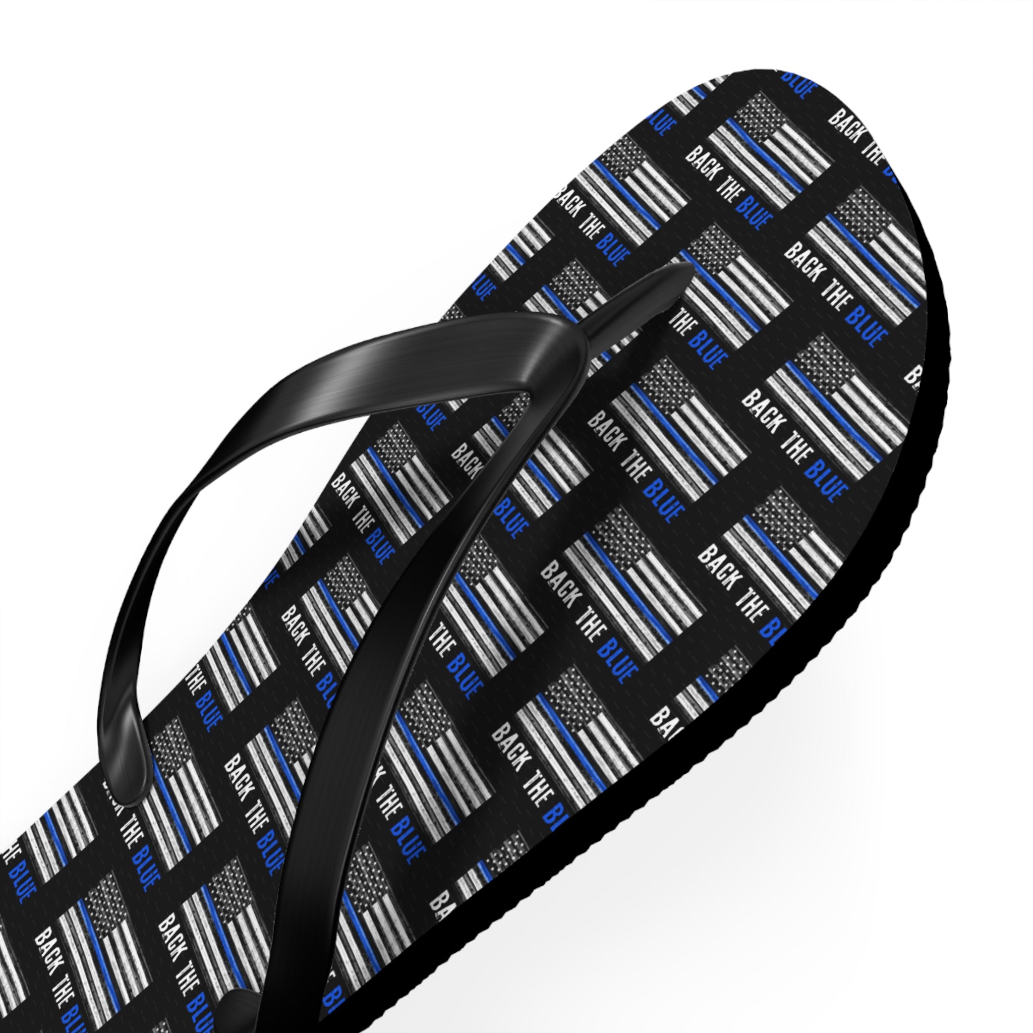 Back the Blue Flip Flops