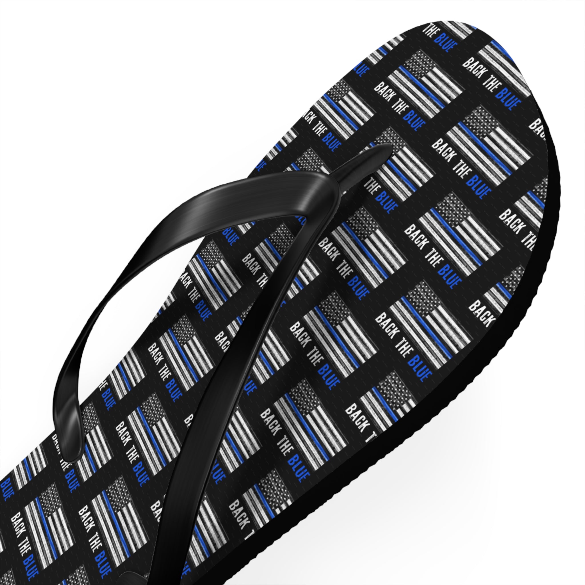 Back the Blue Flip Flops