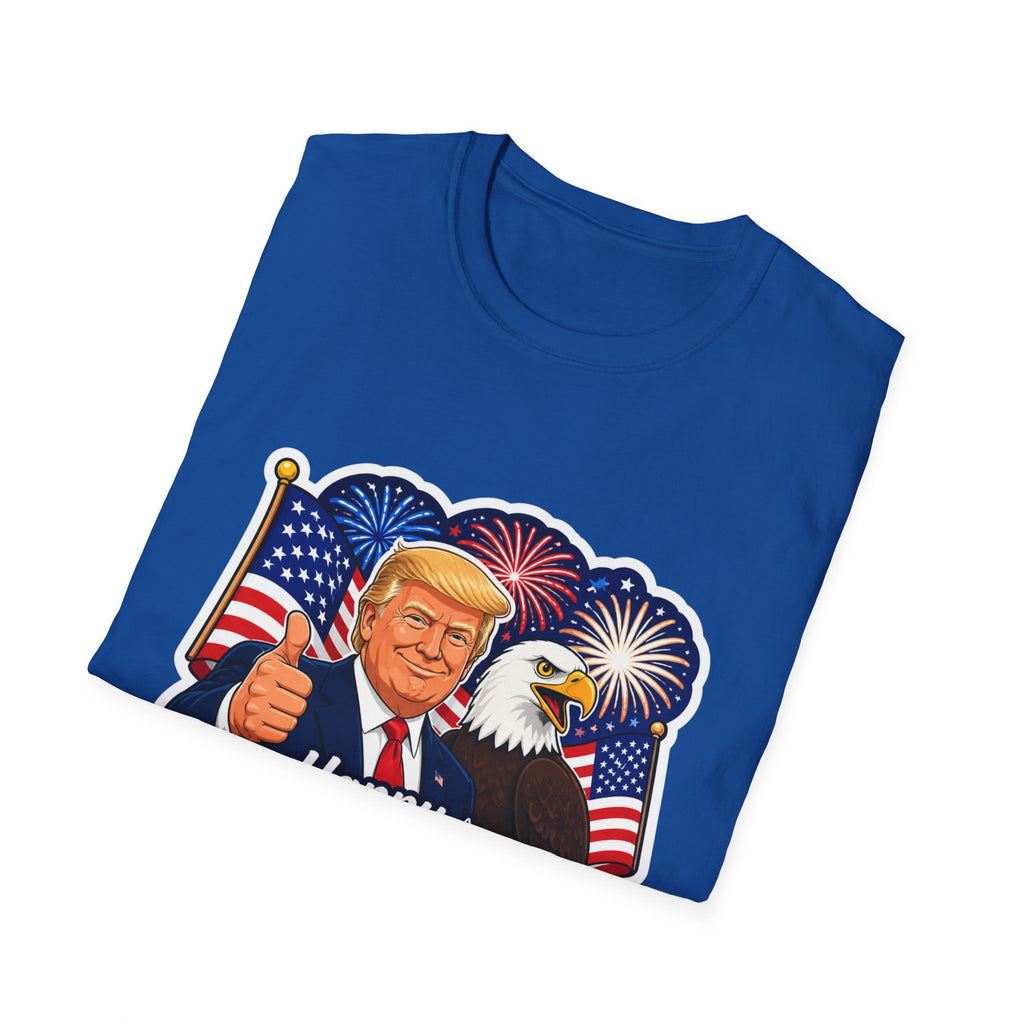 "Happy 250th America" with Trump, Eagle & Flag T-shirt