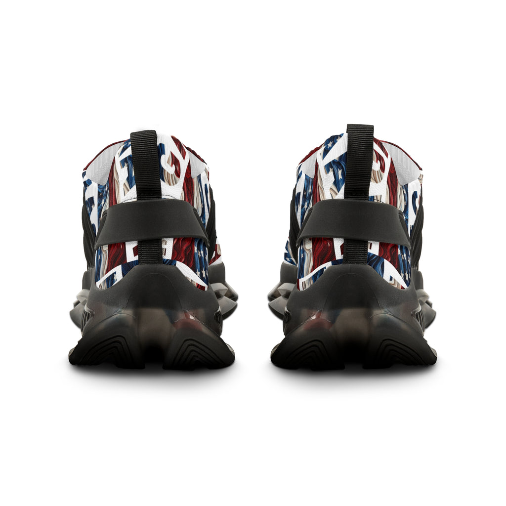 MAGA Red White and Blue Men's Mesh Sneakers