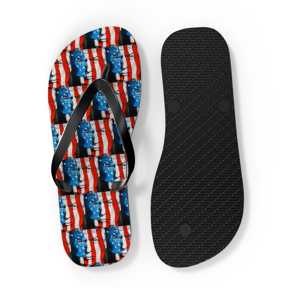 American Flag Trump Flip Flops