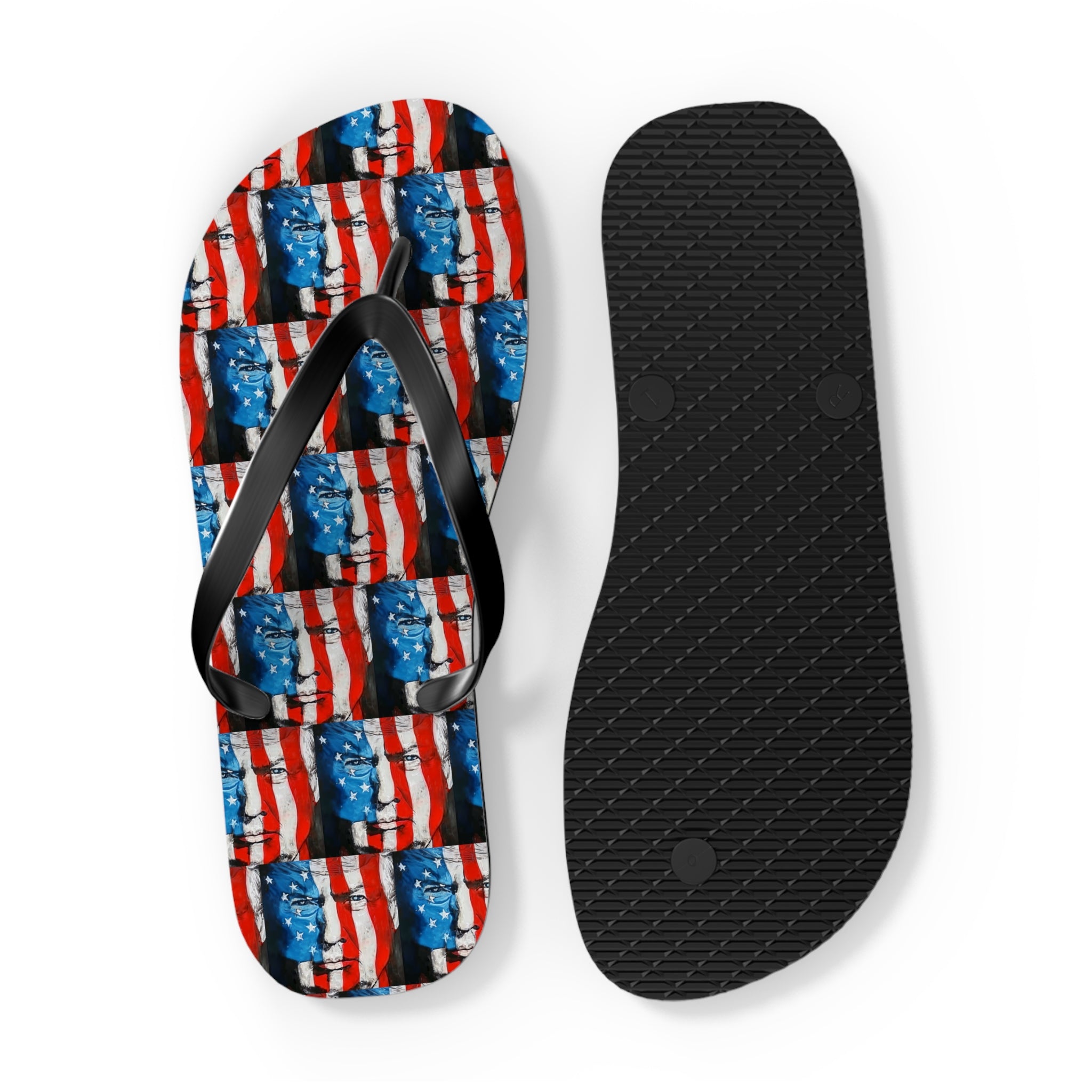 American Flag Trump Flip Flops
